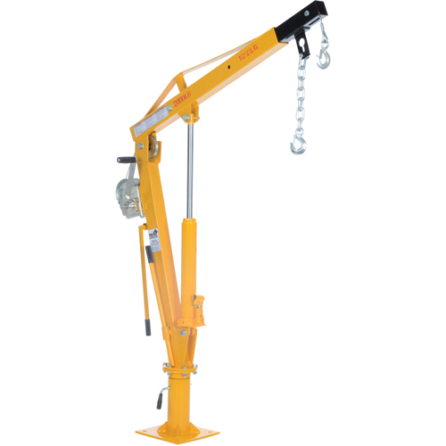 Winch Operated Truck Jib Crane, 1000 lbs. (0.5 tons) Capacity, 86-1/2" Max. Clearance Equipment World