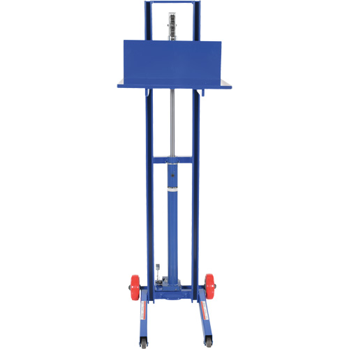 Hydraulic Platform Lift Stacker, Foot Pump Operated, 400 lbs. Capacity, 51-1/8" Max Lift Equipment World