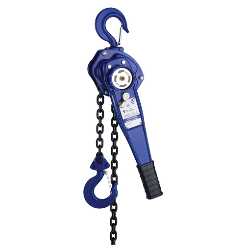 Lever Hoist, 5' Lift, 3000 lbs. (1.5 tons) Capacity, Grade 80 load chain Chain Equipment World