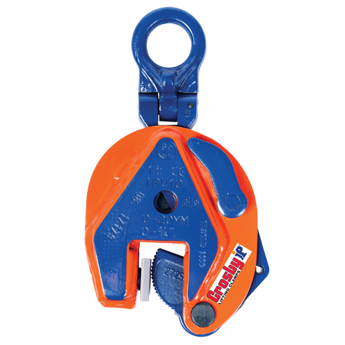 IPU10 Universal Vertical Lifting Clamp, 2000 lbs. (1 tons), 0 - 3/4" Jaw Opening Equipment World
