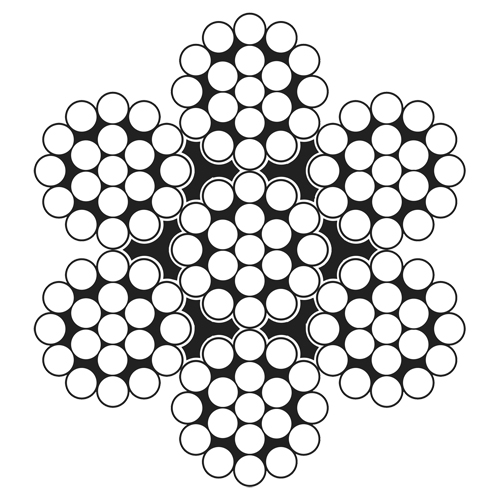 Wire Rope Cable, 100' (30.5 m) x 3/32", 1000 lbs. (0.5 tons), Galvanized Equipment World
