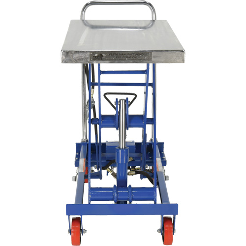 Pneumatic Hydraulic Scissor Lift Table, Steel, 32-1/2" L x 19-3/4" W, 1000 lbs. Cap. Equipment World