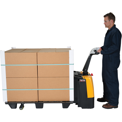 Transpalette &eacute;lectrique motoris&eacute;, Capacit&eacute; 3000 lb, 47" lo x 25" la Equipment World