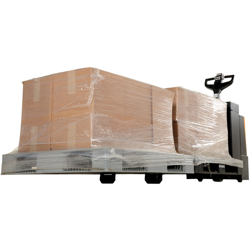 Fully Powered Electric Pallet Truck With  Stand-On Platform, 4500 lbs. Cap., 96" L x 30" W Equipment World