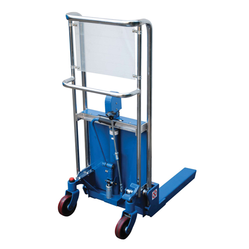 Hefti-Lift Load Stacker, Foot Pump Operated, 880 lbs. Capacity, 44" Max Lift Equipment World