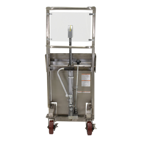 Hefti-Lift Load Stacker, Foot Pump Operated, 450 lbs. Capacity, 45-5/8" Max Lift Equipment World