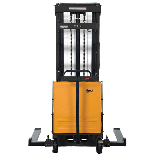 Fork Lift Stacker, Electric Operated, 2000 lbs. Capacity, 63" Max Lift Equipment World