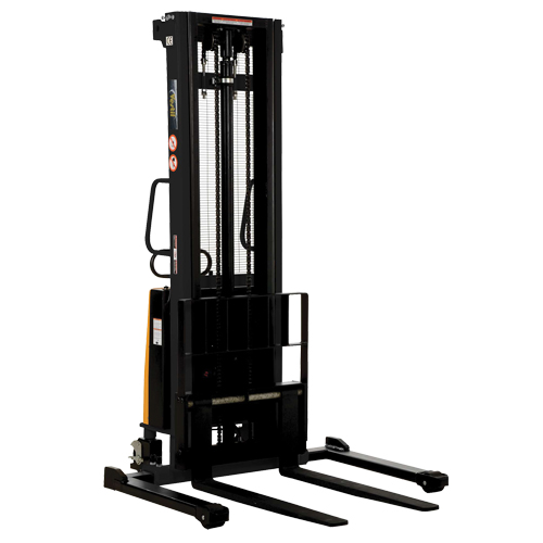 Fork Lift Stacker, Electric Operated, 2000 lbs. Capacity, 137" Max Lift Equipment World