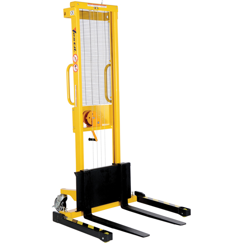 Manual Stacker, Hand Winch Operated, 770 lbs. Capacity, 60" Max Lift Equipment World
