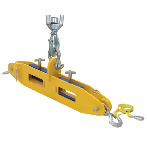 Forklift Lifting Beam, 7" x 2-1/2" Fork Pocket Equipment World