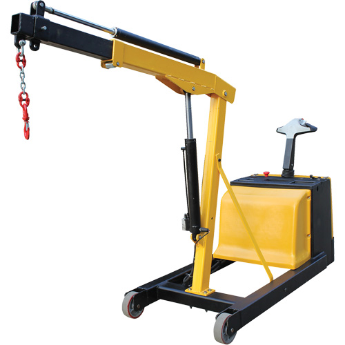 Electric Powered Floor Crane, 8.8' Lift, 1500 lbs. (0.75 tons), 44-1/4" Arm, 62-1/4" H Equipment World