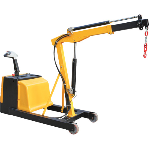 Electric Powered Floor Crane, 8.8' Lift, 1500 lbs. (0.75 tons), 44-1/4" Arm, 62-1/4" H Equipment World