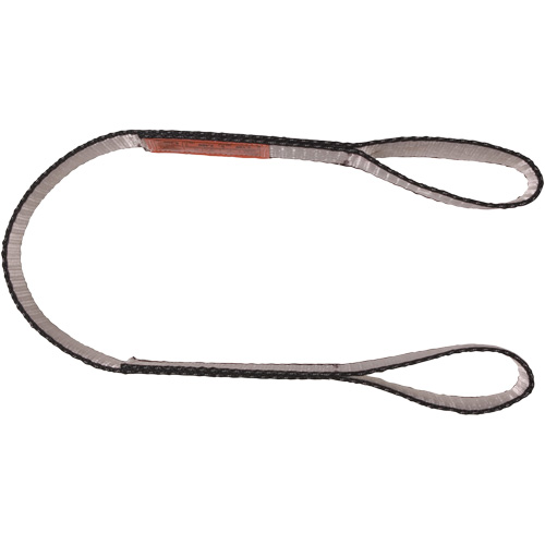 Polyester Web Sling, Double Ply, Double Eye, Type 3, 4" W x 6' L, 11000 lbs. Vertical Cap. Equipment World