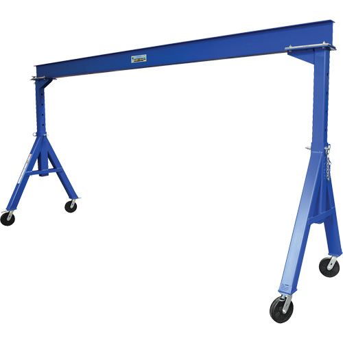 Adjustable Height Gantry Crane, 15' L, 4000 lbs. (2 tons) Capacity Equipment World
