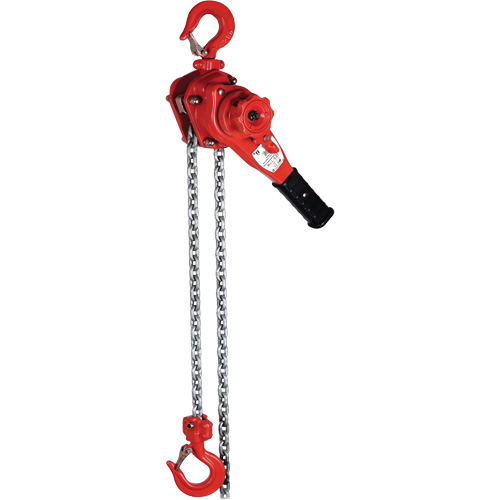 VQ Super Series Lever Hoist, 5' Lift, 3500 lbs. (1.75 tons) Capacity, Grade 100 Alloy Chain Equipment World