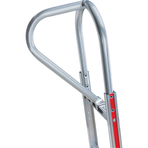 Knocked Down Hand Truck, P-Handle Handle, Aluminum, 52" Height, 500 lbs. Capacity Equipment World