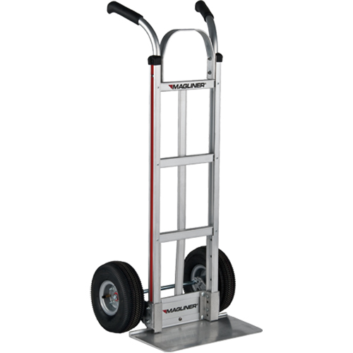 Knocked Down Hand Truck, Dual Handle, Aluminum, 48" Height, 500 lbs. Capacity Equipment World