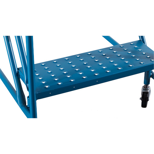 Escabeau roulant certifi&eacute; CSA avec marche verrouillable, 8 marches, Largeur de la marche 30", Hauteur de la plateforme 72", Acier Equipment World