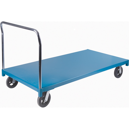 Heavy-Duty Platform Truck, 72" L x 36" W, 2000 lbs. Capacity, Rubber Casters Equipment World