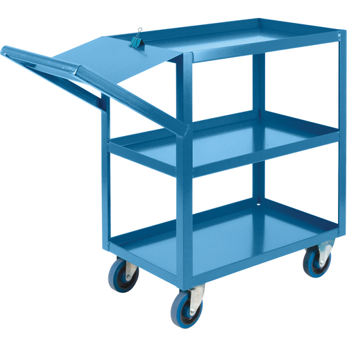 Order Picking Carts, 36" H x 18" W x 46" D, 3 Shelves, 1200 lbs. Capacity Equipment World