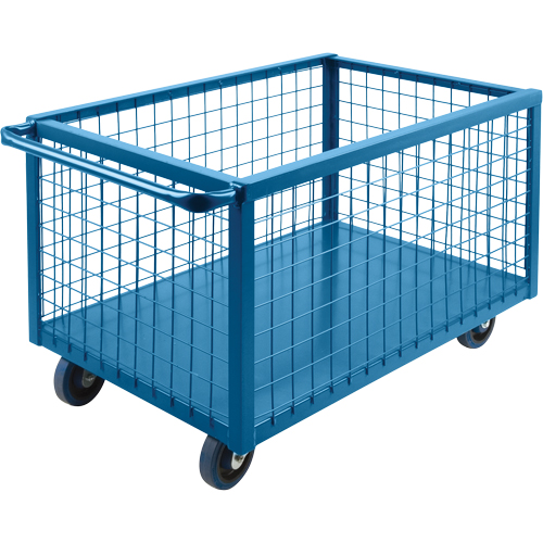 Wire Mesh Box Truck, Steel, 63" L x 24" W x 31.5" H, 20 cu. ft. Volume, 1200 lbs. Capacity Equipment World