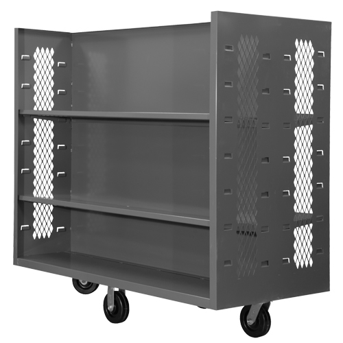 Wire Shelf Cart, Steel, 30" x 54" x 60", 1500 lbs. Capacity Equipment World