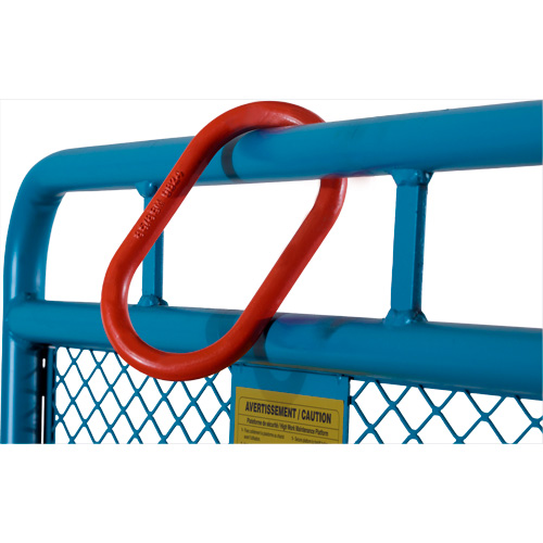 Nacelle &eacute;l&eacute;vatrice pour travail en hauteur, 36" x 36" x 72" h, Capacit&eacute; de 1000 lb, Acier Equipment World