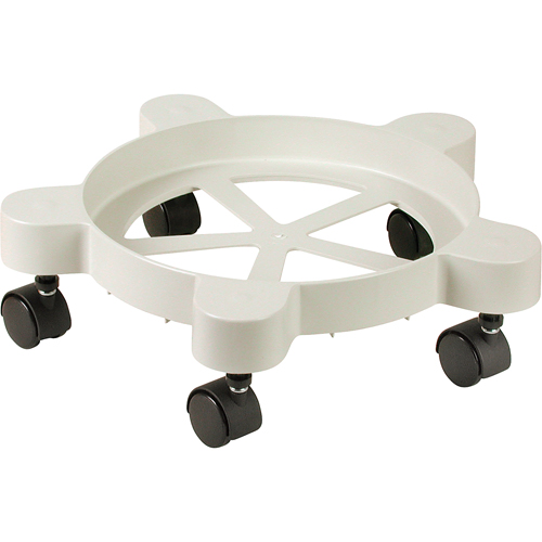 Lil'Dolly Pail Dollies, Plastic, 75 lbs. Capacity, 11" Diameter, Plastic Casters Equipment World
