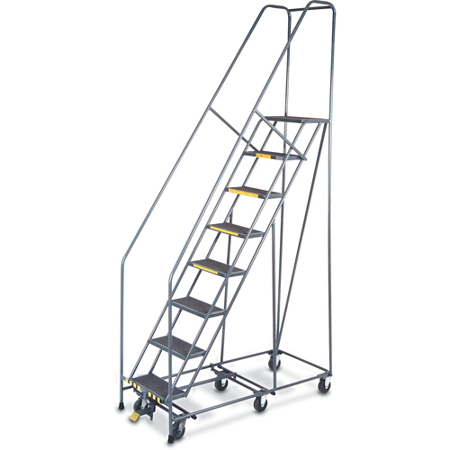 All Directional Ladders, 8 Steps, 16" Step Width, 80" Platform Height, Steel Equipment World