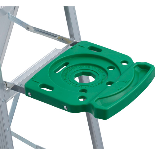 Commercial Duty Stepladders (2400 Series), 4', Aluminum, 225 lbs. Capacity, Type 2 Equipment World