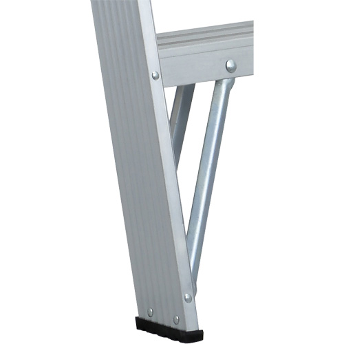 Commercial Duty Stepladders (2400 Series), 4', Aluminum, 225 lbs. Capacity, Type 2 Equipment World