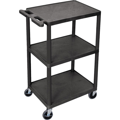 Chariot utilitaire, 3 tiers, 18" x 40" x 24", Capacit&eacute; 400 lb Equipment World