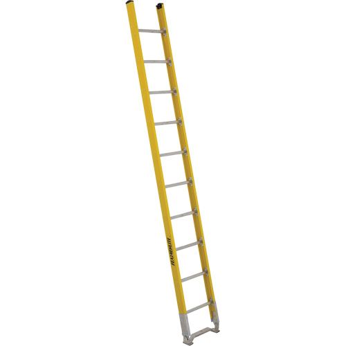 Single Section Straight Ladder - 6100 Series, 10', Fibreglass, 375 lbs., CSA Grade 1AA Equipment World