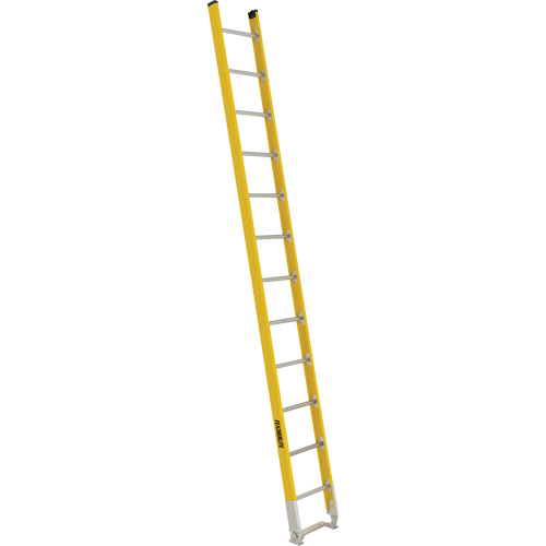 Single Section Straight Ladder - 6100 Series, 12', Fibreglass, 375 lbs., CSA Grade 1AA Equipment World