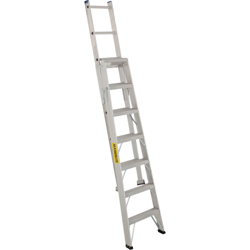 2700 Series Industrial Duty Multi-Way Ladders, 7', Aluminum, 250 lbs. Cap., ANSI 1, CSA 1 Equipment World