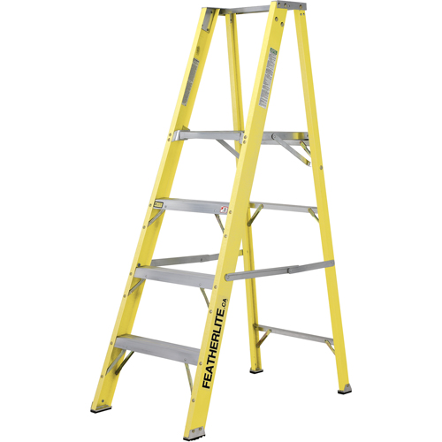 Industrial Heavy-Duty Platform Stepladders (6500 Series), 8', 300 lbs. Cap. Equipment World