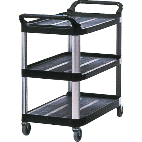Utility Cart, 3 Tiers, 20" x 37" x 33-5/8", 300 lbs. Capacity Equipment World