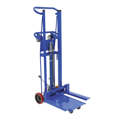 Platform Lift Stacker, Foot Pump Operated, 750 lbs. Capacity, 52" Max Lift Equipment World