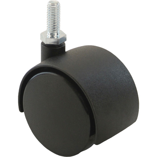 Twin Wheel Caster (300/400 Series), Swivel, 2" (51 mm) Dia., 75 lbs. (34 kg.) Capacity Equipment World