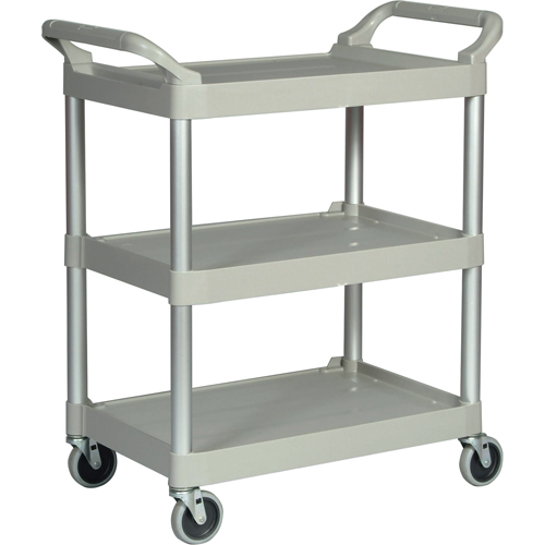 Light-Duty Utility Cart, 3 Tiers, 19" x 38" x 34", 200 lbs. Capacity Equipment World