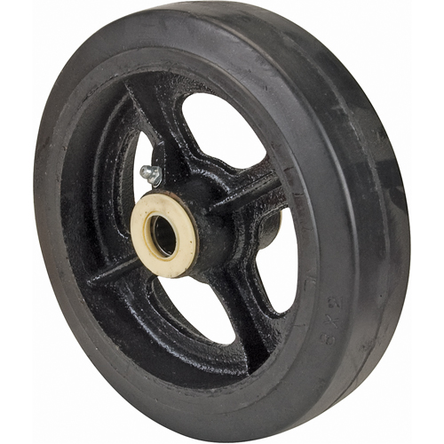 Roues en caoutchouc, 8" (203 mm) dia. x 2" (51 mm) la, Capacit&eacute; de 600 lb (272 kg) Equipment World