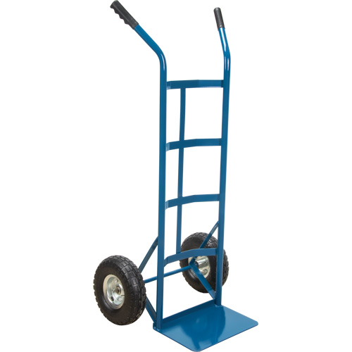 All-Welded Hand Truck, Dual Handle, Steel, 46" Height, 600 lbs. Capacity Equipment World