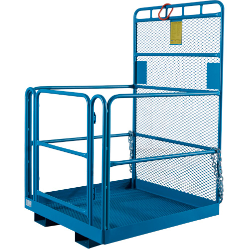 Nacelle &eacute;l&eacute;vatrice pour travail en hauteur, 48" x 48" x 72" h, Capacit&eacute; de 1000 lb, Acier Equipment World