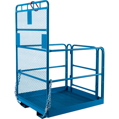 Nacelle &eacute;l&eacute;vatrice pour travail en hauteur, 48" x 48" x 72" h, Capacit&eacute; de 1000 lb, Acier Equipment World