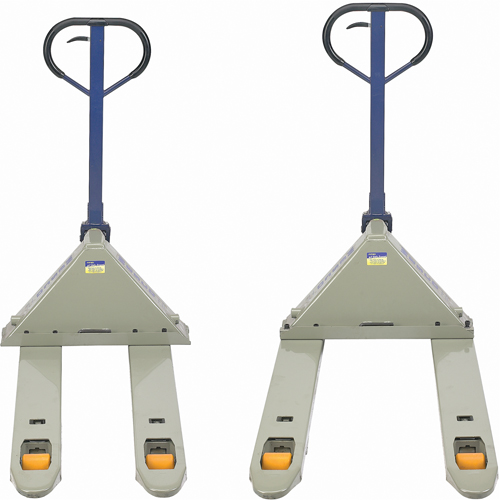 Adjustable Width Pallet Trucks, 48" L x 27" W, 5500 lbs. Capacity Equipment World