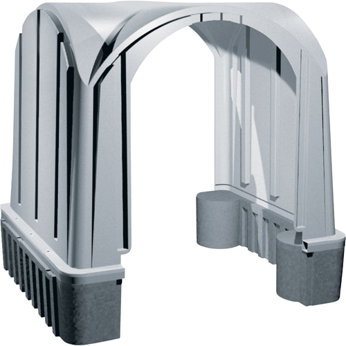 Outdoor Poly Shelters, 2 Walls, 7' L x 6' W x 7' H Equipment World