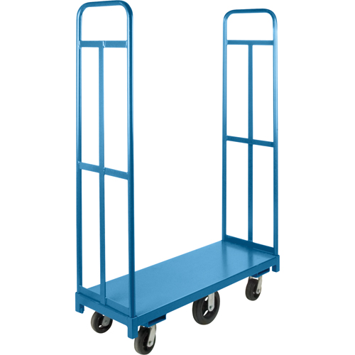 U-Boat Platform Truck, 48" L x 18" W, 1500 lbs. Capacity, Rubber Casters Equipment World