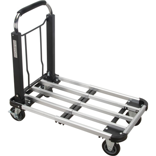 Foldable Platform Trucks, Aluminum, 300 lbs., 28" L x 16" W, 32" High Equipment World