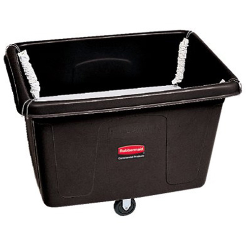 Cube Truck with Spring Platform, Polyethylene, 44-1/16" L x 31" W x 32-1/2" H, 14 cu.ft. Volume, 500 lbs. Capacity Equipment World