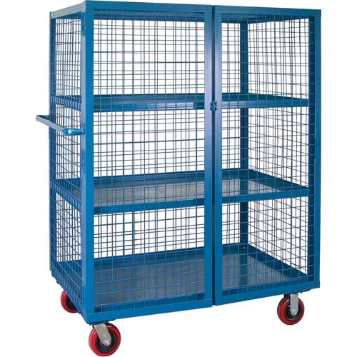 Wire Mesh Truck, 3 Tiers, 75" L x 32" W x 62.5" H, 2400 lbs. Cap. Equipment World